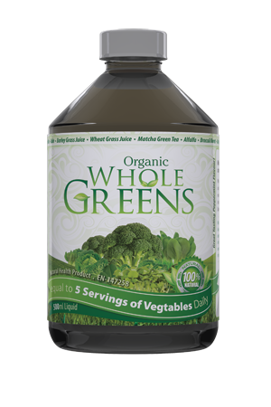 ORGANIC WHOLE GREENS - 500ML LIQUID